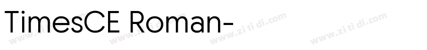 TimesCE Roman字体转换